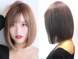 ミディアム 脱白髪染め/ 髪質改善/ハクのヘアスタイル