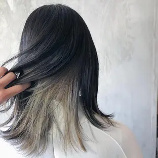 ミディアム カラー ヘアアレンジ レイヤー/ウルフ/ ハッシュカット/そらのヘアスタイル