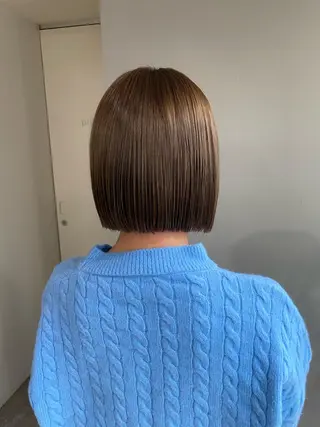 ミディアム カラー ヘアアレンジ ボブ /ニュアンス/ satomi🧸💖のヘアスタイル