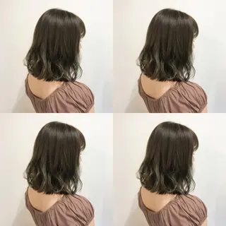 ミディアム カラー ヘアアレンジ 嶋佐 昌大 シマサマオのヘアスタイル