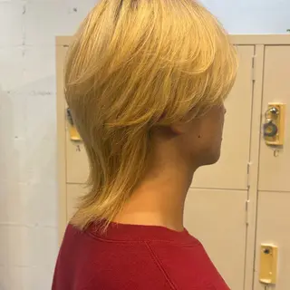 ミディアム カラー メンズ 🧚‍♀️透明感カラ ー/渡邉日向💔🎀のヘアスタイル