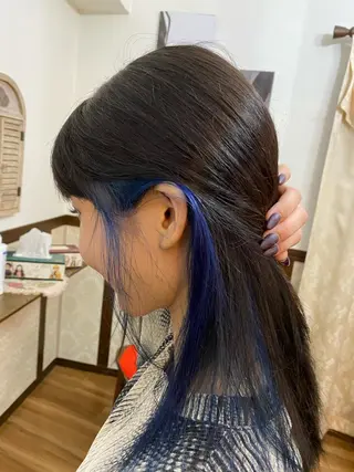 ロング カラー GOLD BLACK所属・究極の艶髪！ 艶神！大矢祥央のヘアスタイル