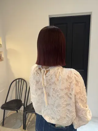 ミディアム ALLYS 渋谷店所属・最高級の艶のある カラーmei🎨のヘアスタイル