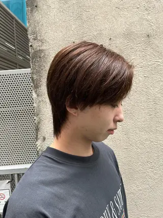 セミロング カラー メンズ 🏆メンズヘア特化 🥇代表りんぺーのヘアスタイル