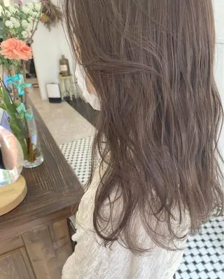 ロング カラー maeda yumiのヘアスタイル
