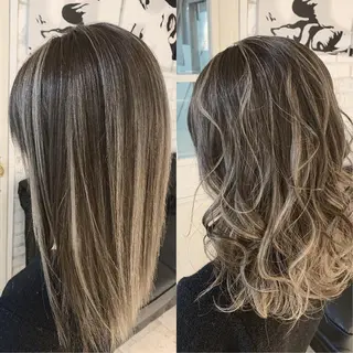 セミロング カラー grow恵比寿【グロウ】髪質改善/ハイライト/ブリーチ/レイヤーカット所属・奥野 貴史　代表　レイヤーのヘアスタイル