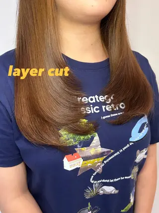 ロング 🧸顔まわりカット 🧸山形紗奈のヘアスタイル
