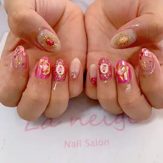 ネイル La neige* yuki 🥯🍑のネイルデザイン