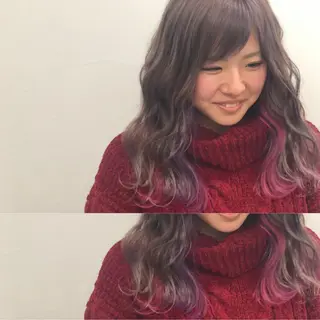 セミロング カラー TOTAL BEAUTY BREK 袋井店所属・BREK 袋井店のヘアスタイル