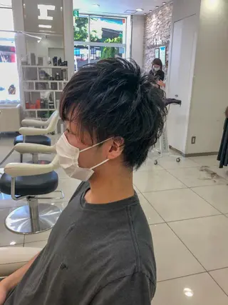 パーマ メンズ メンズパーマ特化 👑店長👑間宮👑のヘアスタイル