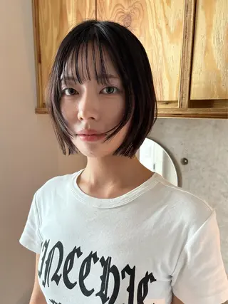 ショート カラー 似合わせカット レイヤーボブウルフのヘアスタイル