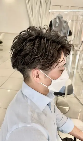 パーマ メンズ メンズパーマ特化 👑店長👑間宮👑のヘアスタイル