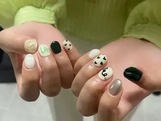 ネイル 【Zina京都駅前】 きぬがわ らむのネイルデザイン