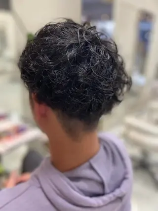 パーマ メンズ 菊地 美憂のヘアスタイル