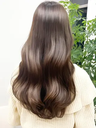 ロング カラー 髪質改善✴️艶ケア 透明感カラー🫧颯太のヘアスタイル