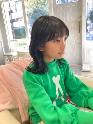 ミディアム ショートヘア/ボブ/ レイヤー/佐藤　葵のヘアスタイル