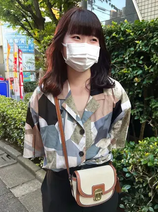 セミロング AI TOKYO　S所属・mizuki 【韓国レイヤー】のヘアスタイル