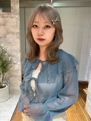 ミディアム カラー mai / linoah˚✧のヘアスタイル