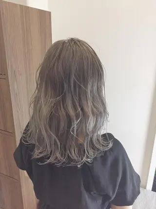 セミロング カラー MIZUHO / ダブルカラー髪質改善のヘアスタイル