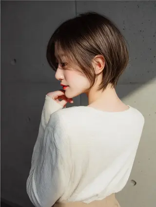 ショート カラー ブリーチお任せ🫧 tokute高円寺のヘアスタイル