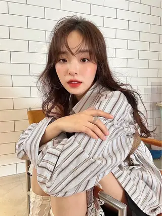 ロング ハイトーン/ネイル カナコ🫧のヘアスタイル