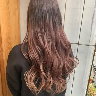 ロング 艶髪color💎髪 質改善ストレート大吉のヘアスタイル