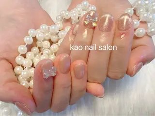 ネイル kao nail マグネット/長さだしのネイルデザイン