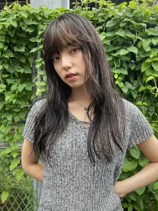 ロング カラー 安部佑哉/ハイトーン /レイヤー/グランジのヘアスタイル