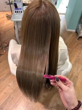 ロング カラー 🧸プルエクステ❤︎ ネイルKAO🧸のヘアスタイル