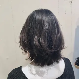 ミディアム カラー パーマ ヘアアレンジ 【ツヤ髪美容師】 ツダケイスケのヘアスタイル