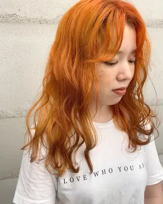 カラー 透明感/オリーブ/ グレージュ/YUKAのヘアスタイル