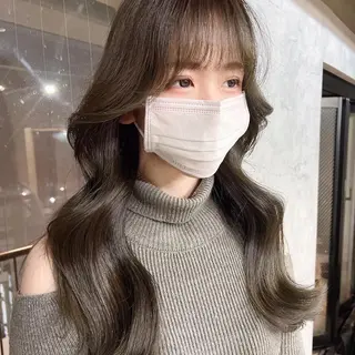 ロング カラー 韓国レイヤー/ 顔周り💕田中将吾のヘアスタイル