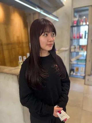 ロング カラー 艶カラー 🤍🫧/makoのヘアスタイル