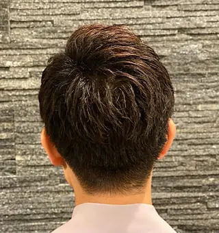 ショート メンズ 浅見 天翔のヘアスタイル