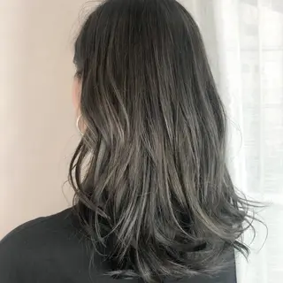 セミロング カラー メンズ限定クーポン シェアサロン博多のヘアスタイル