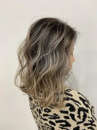 ミディアム カラー ANGELICA 難波店のヘアスタイル