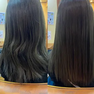 ロング 福田 竜士のヘアスタイル