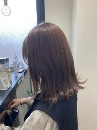 ミディアム 韓国スタイル🇰🇷 minamiのヘアスタイル