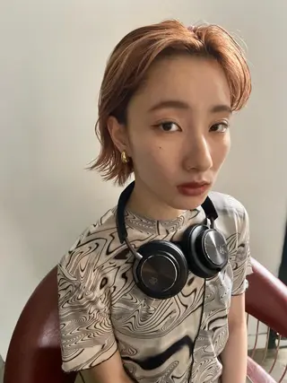 ショート 透明感カラー 🦋AYAのヘアスタイル