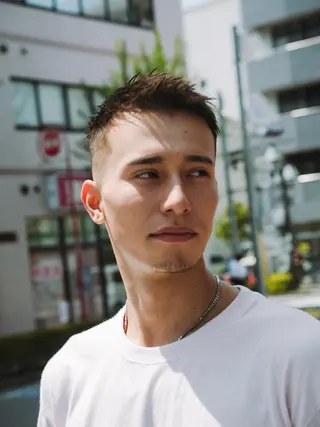 ショート メンズ Ruff cutters立川店別館所属・女性理容師 MOEのヘアスタイル