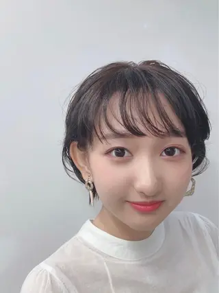 ミディアム カラー ヘアアレンジ 【公式】amble luxe池袋東口🩷のヘアスタイル