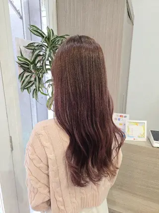 ロング カラー 暖色🍎透明感カラー 🩵小林かりんのヘアスタイル