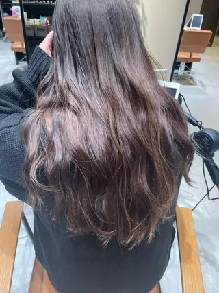 ロング カラー ヘアアレンジ 寺西 恵🪡🤍のヘアスタイル