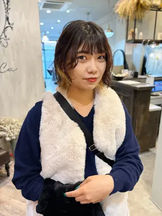 ショート パーマ デザインパーマ 藤田和樹のヘアスタイル