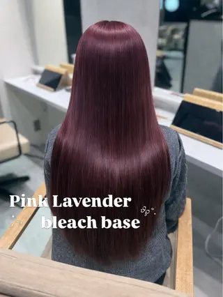 ロング カラー 梅田 / ハイトーン Shionのヘアスタイル