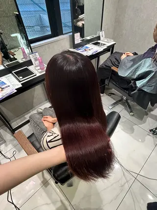 カラー トレンド甘めガーリー Mizuki☁️🫧のヘアスタイル