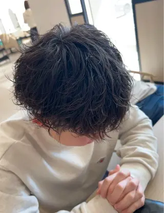 パーマ メンズ カイト/透明感カラー /メンズヘアのヘアスタイル