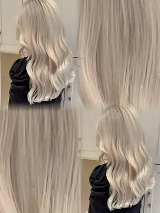 セミロング カラー ベレーザ渋谷所属・圧倒的クオリティのブ リーチ/Tomokiのヘアスタイル