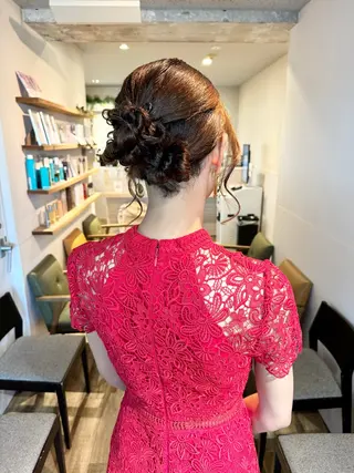 ヘアアレンジ yuki/表参道/ ゆるふわアレンジ𐙚のヘアスタイル