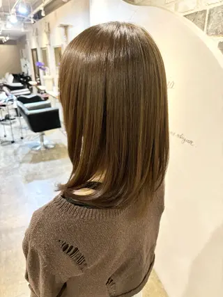 ミディアム hair moija所属・宮成 佑介のヘアスタイル